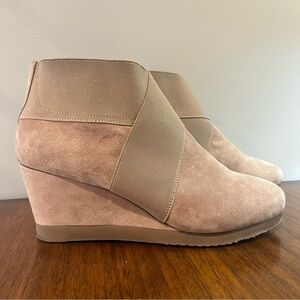 Gentle Souls size 9, Two For Dawn Suede Wedge Boots Booties